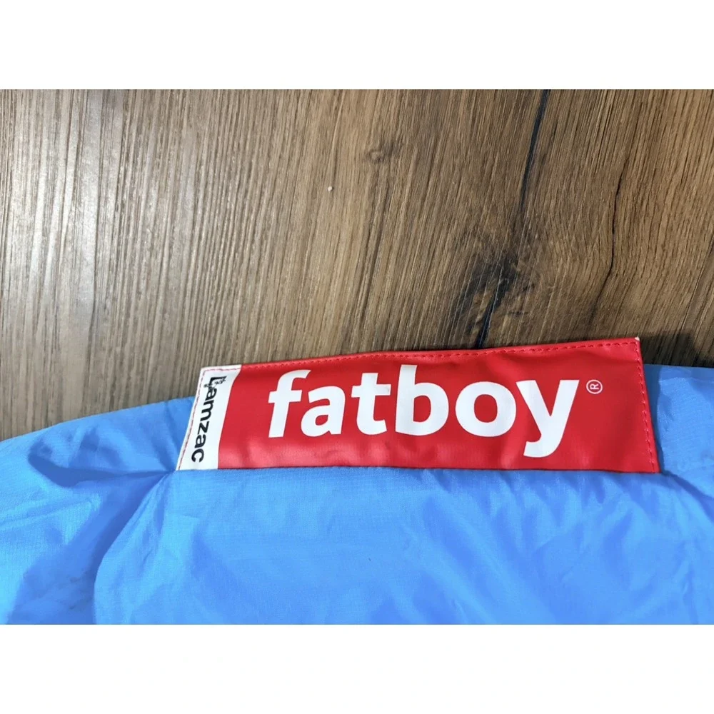 Lamzac Fatboy Original Aqua Blue Inflatable Lounging Chair Beach